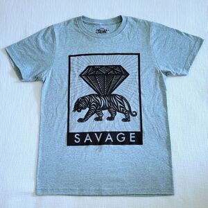 Eighty Eight Brand "Savage" Textured Graphic Tee👕 - NWOT